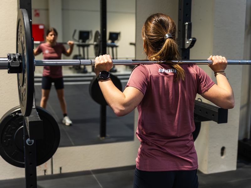 Zona de força i pes lliure del gimnàs MOVE Fitness